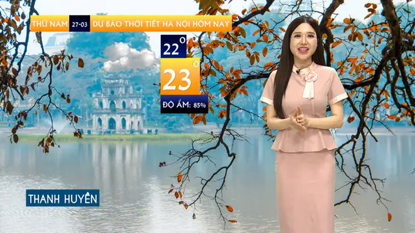 Dự báo thời tiết | 27/03/2025