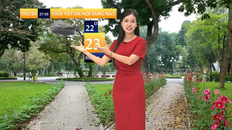 Dự báo thời tiết sáng | 27/05/2025