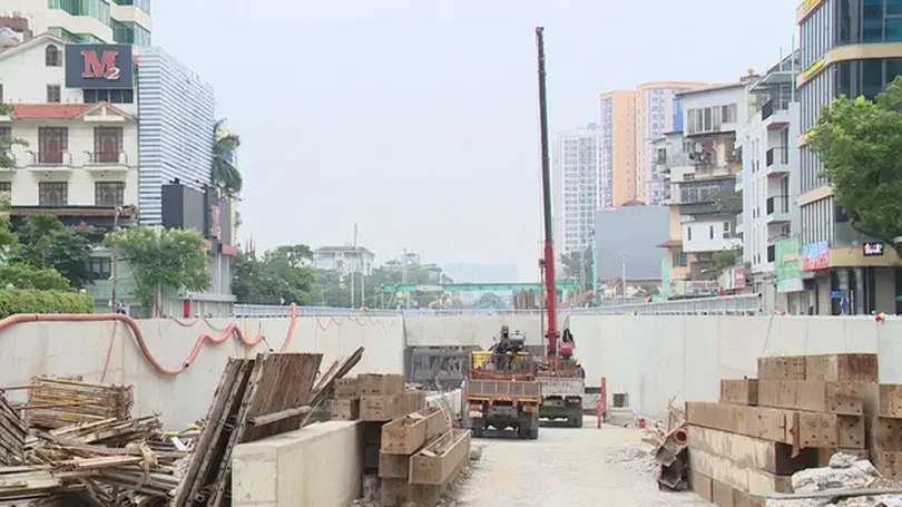 Hầm chui Kim Đồng sẽ xong vào Quý I/2026