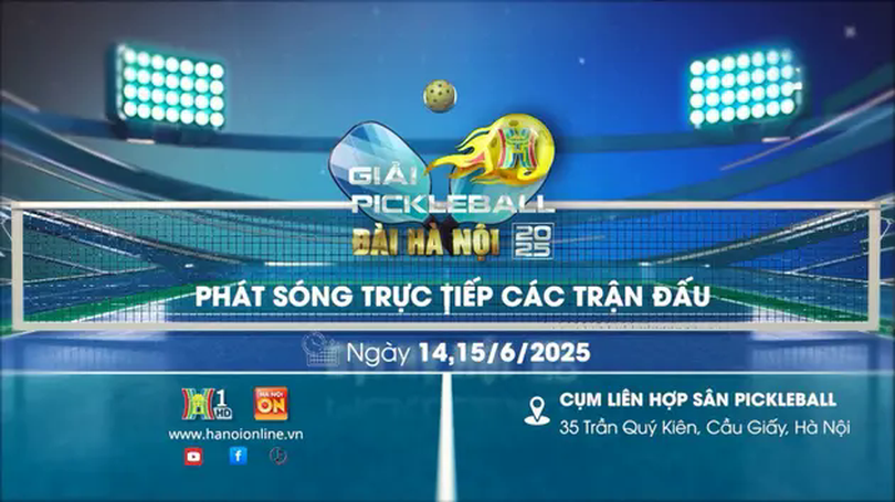 Cách thức tham gia Giải pickleball Đài Hà Nội 2025