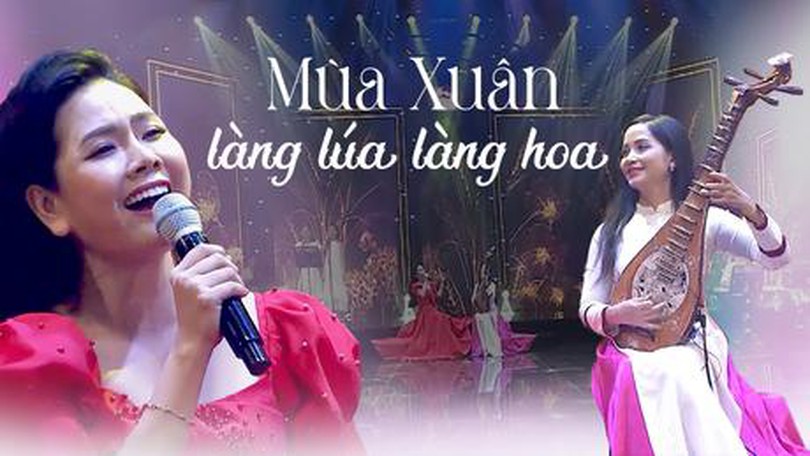 Mùa xuân làng lúa làng hoa