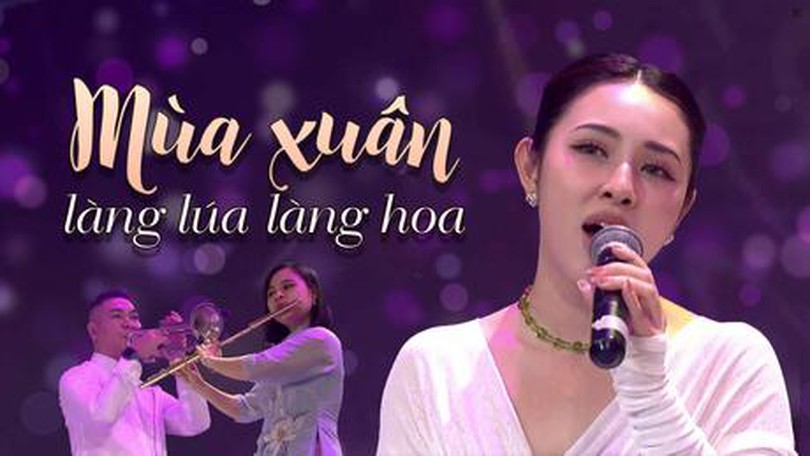 Mùa xuân làng lúa làng hoa