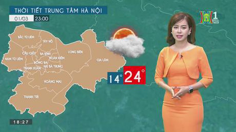 Dự báo thời tiết ngày 1/3/2023