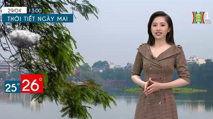 Dự báo thời tiết ngày 29/04/2023