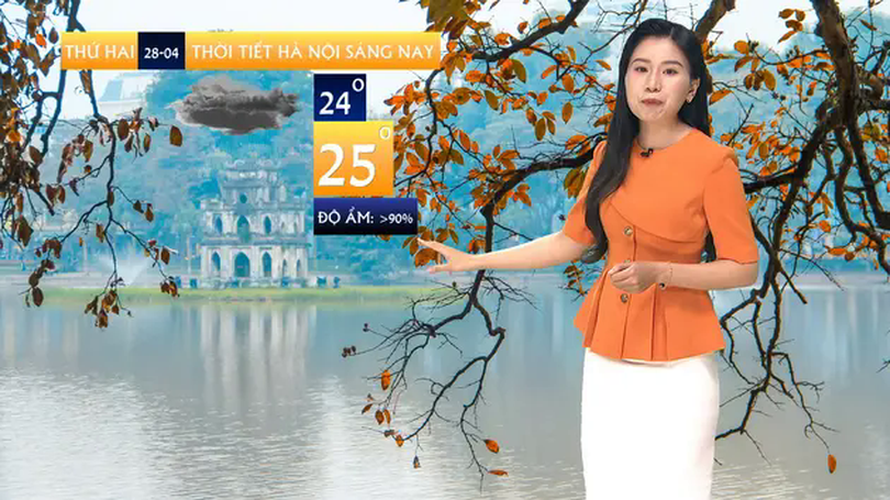Dự báo thời tiết | 28/04/2025