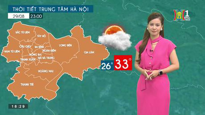 Dự báo thời tiết| 29/8/2023