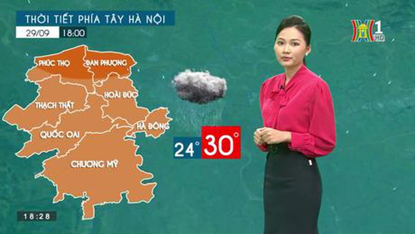 Dự báo thời tiết | 29/9/2023