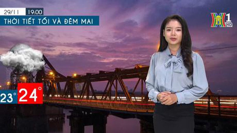 Dự báo thời tiết ngày 29/11/2022