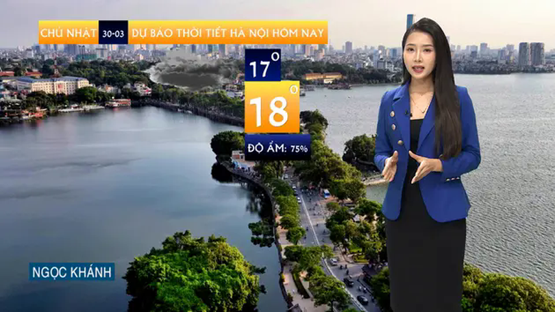 Dự báo thời tiết | 30/03/2025
