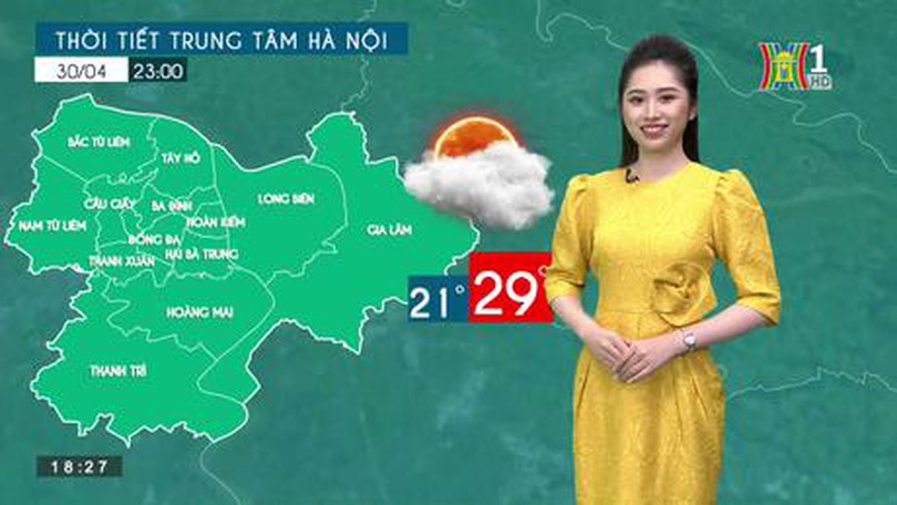 Dự báo thời tiết ngày 30/04/2023