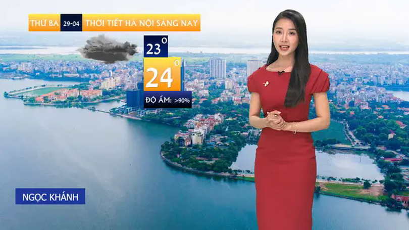 Dự báo thời tiết | 29/04/2025