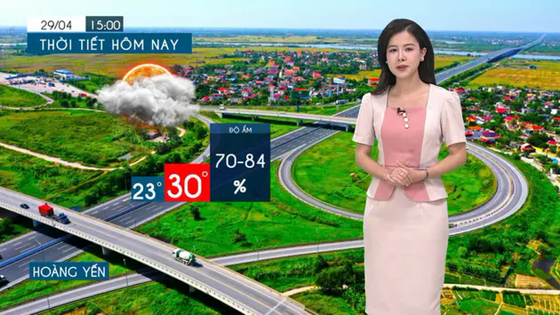 Dự báo thời tiết tối | 29/04/2025