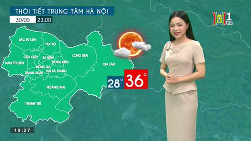 Dự báo thời tiết ngày 30/5/2023