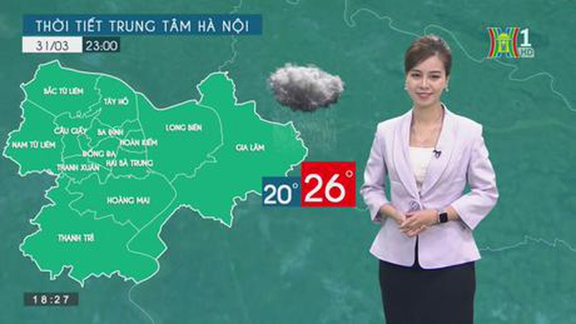 Dự báo thời tiết ngày 31/3/2023