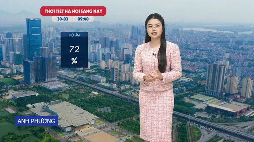 Dự báo thời tiết trưa | 30/03/2025