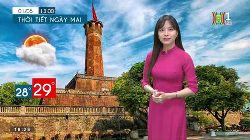 Dự báo thời tiết ngày 1/5/2023