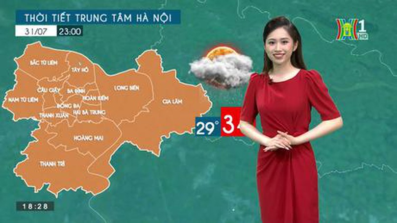 Dự báo thời tiết | 31/07/2023