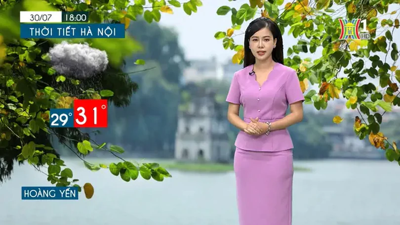 Dự báo thời tiết chiều và tối | 30/07/2024