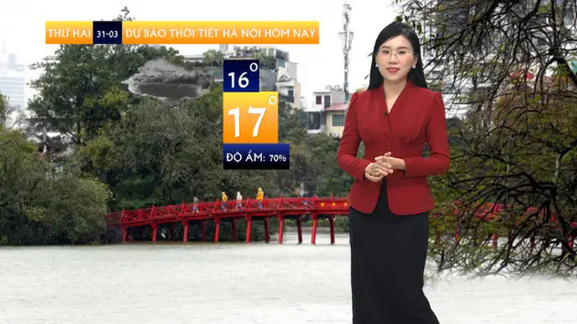 Dự báo thời tiết | 31/03/2025