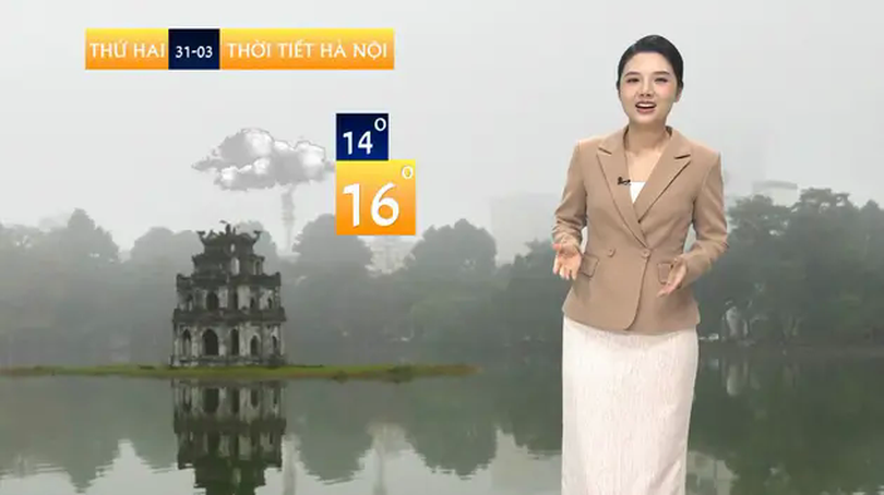 Dự báo thời tiết trưa | 31/03/2025