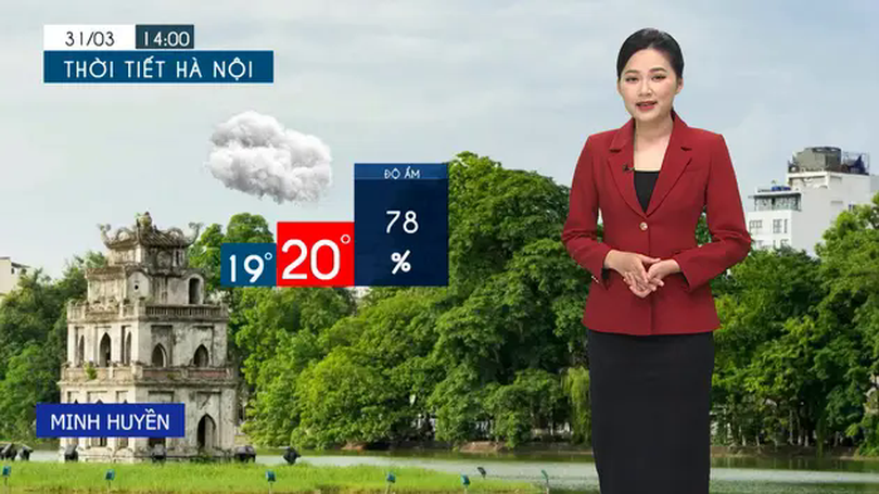 Dự báo thời tiết tối | 31/03/2025