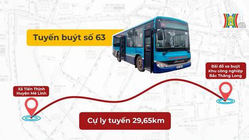 Điều chỉnh lộ trình xe bus KCN Bắc Thăng Long từ 1/6