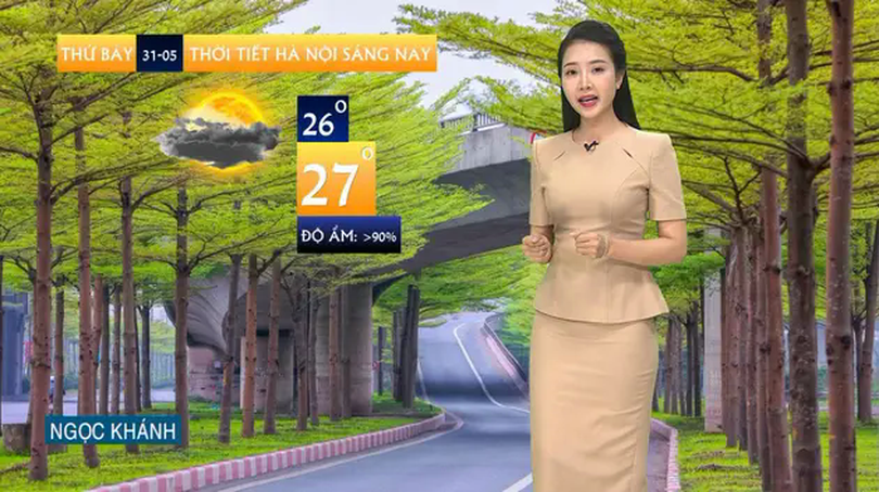 Dự báo thời tiết sáng | 31/05/2025
