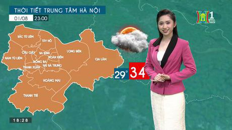 Dự báo thời tiết | 01/08/2023
