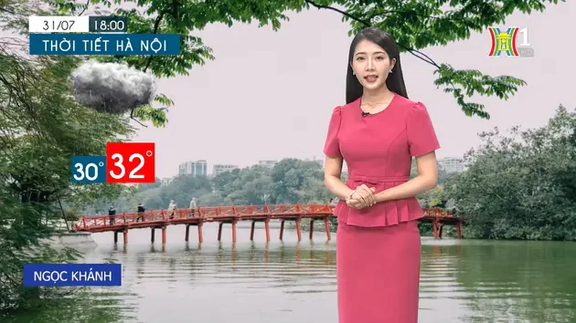 Dự báo thời tiết chiều và tối | 31/07/2024