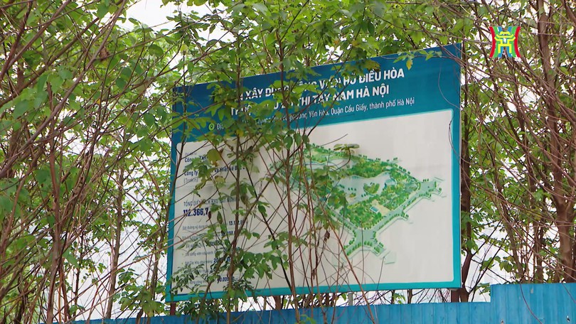 Dự án công viên hồ điều hòa để treo 15 năm