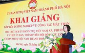 Nâng cao chất lượng, nghiệp vụ cán bộ mặt trận cơ sở