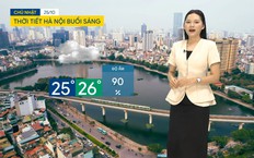 Dự báo thời tiết sáng | 25/10/2026