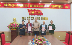 Xã Ứng Thiên đã cấp hơn 100 sổ đỏ cho người dân