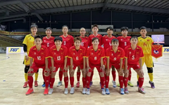 Đội tuyển futsal nữ Việt Nam ra quân thuận lợi