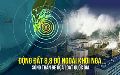 Sóng thần tấn công Hawaii sau trận động đất 8,8 độ ngoài khơi Nga