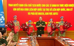 Việt Nam cử chuyên gia tham gia gìn giữ hòa bình Liên hợp quốc
