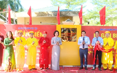 Phường Tây Tựu gắn biển "Dân vận khéo" - Điểm đưa, đón học sinh văn minh