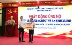 Phường Tây Mỗ phát động Tháng cao điểm 'Vì người nghèo'