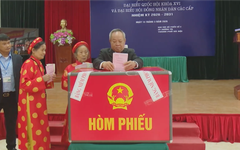 Cử tri xã Thường Tín nô nức đi bầu cử