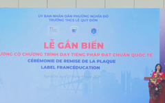 Chuẩn hóa giảng dạy tiếng Pháp tại Trường THCS Lê Quý Đôn