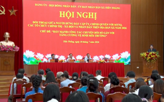 Xã Tiến Thắng đối thoại về thúc đẩy chuyển đổi số gắn với môi trường