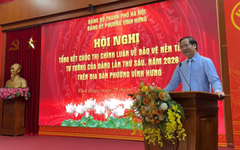 Phường Vĩnh Hưng tổng kết Cuộc thi chính luận về bảo vệ nền tảng tư tưởng của Đảng
