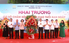 Tây Hồ đưa cơ sở chăm sóc người cao tuổi ban ngày vào hoạt động