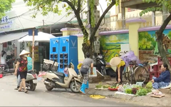 Phố Dương Lâm nhếch nhác, vi phạm trật tự đô thị