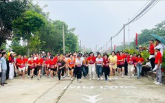 Hơn 400 vận động viên tham dự Giải chạy việt dã xã Phúc Lộc
