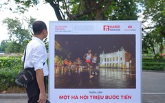 Không gian triển lãm "Một Hà Nội - triệu bước tiến"