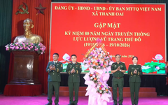 Xã Thanh Oai kỷ niệm 80 năm Ngày truyền thống lực lượng vũ trang Thủ đô