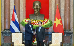 Chủ tịch nước hội kiến Chủ tịch Quốc hội Cuba