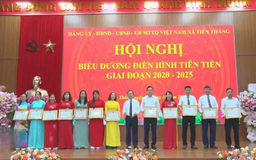 Xã Tiến Thắng biểu dương 99 tập thể, cá nhân tiêu biểu