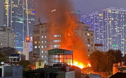 Cháy lớn ở Đê La Thành, Hà Nội